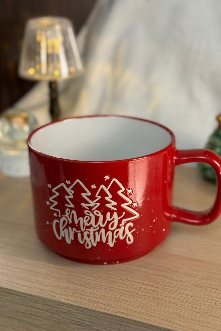Christmas soup mug