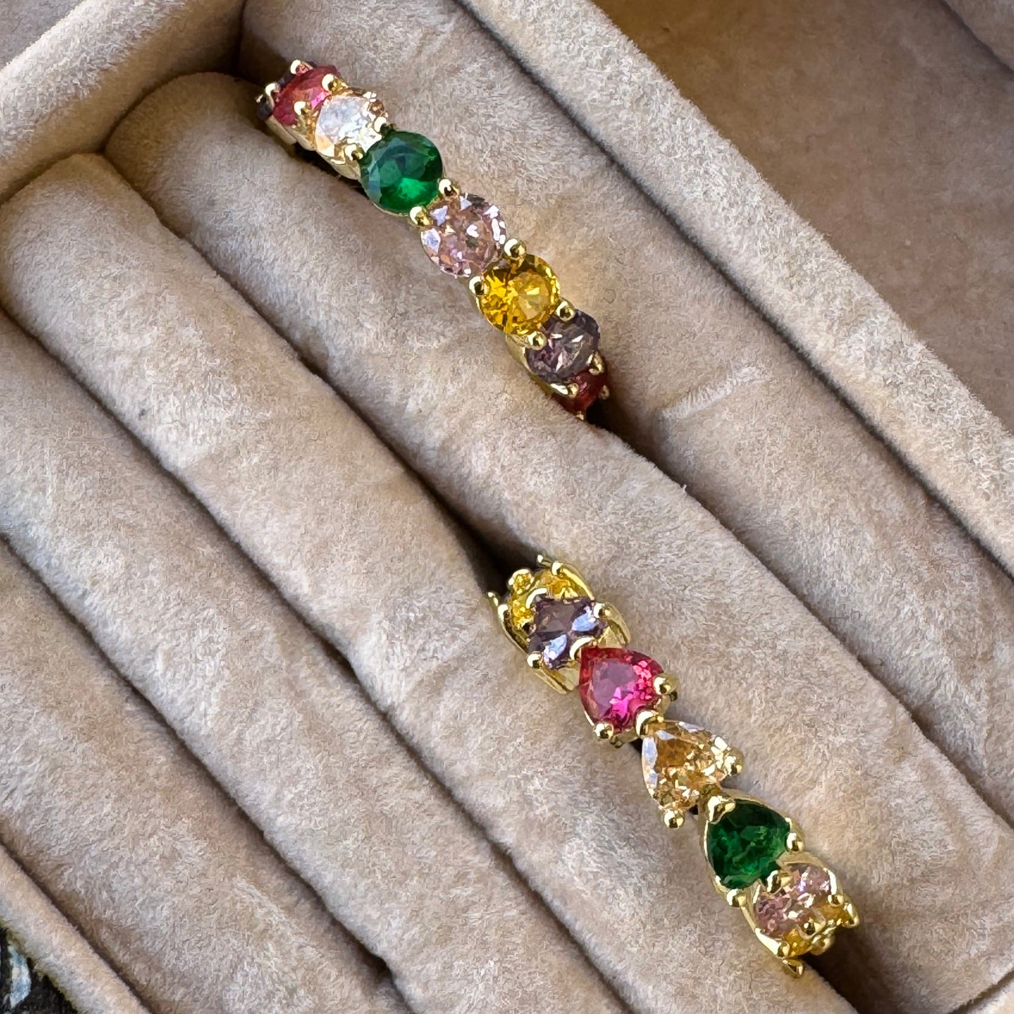 Crystal Rainbow Ring