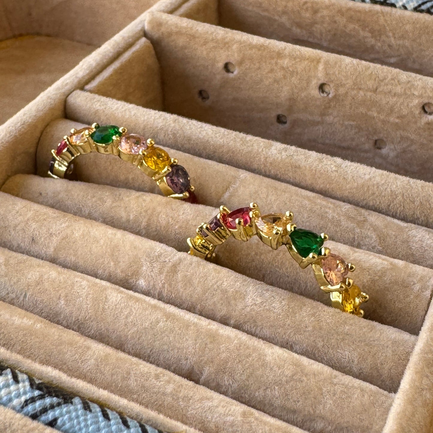 Crystal Rainbow Ring