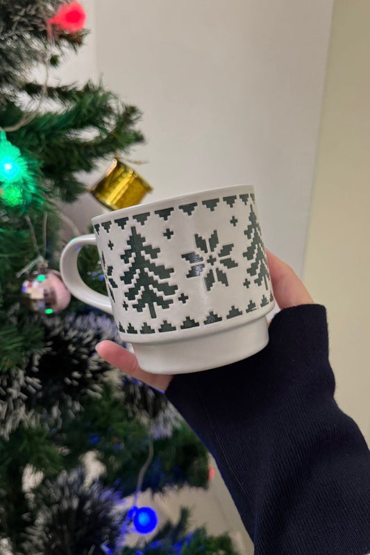 Pixel Christmas mug