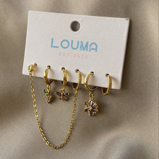 Glimmer Stack Earrings