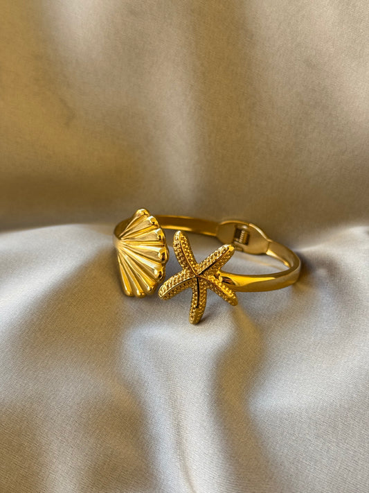Seashell Star Bangle