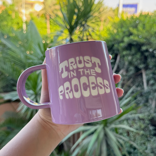Trust the process mug