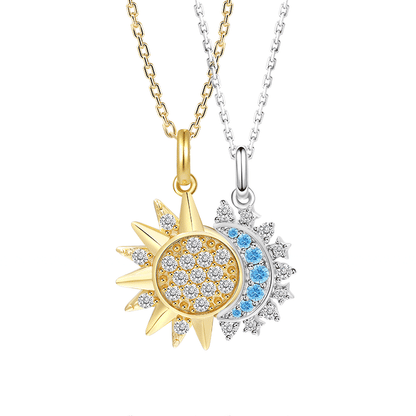 Sun & Moon - friendship necklace