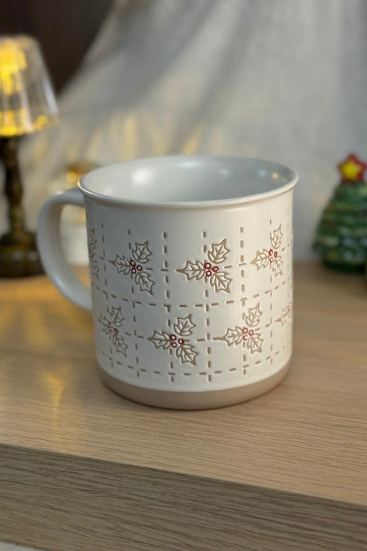 Winterberry quilt mug