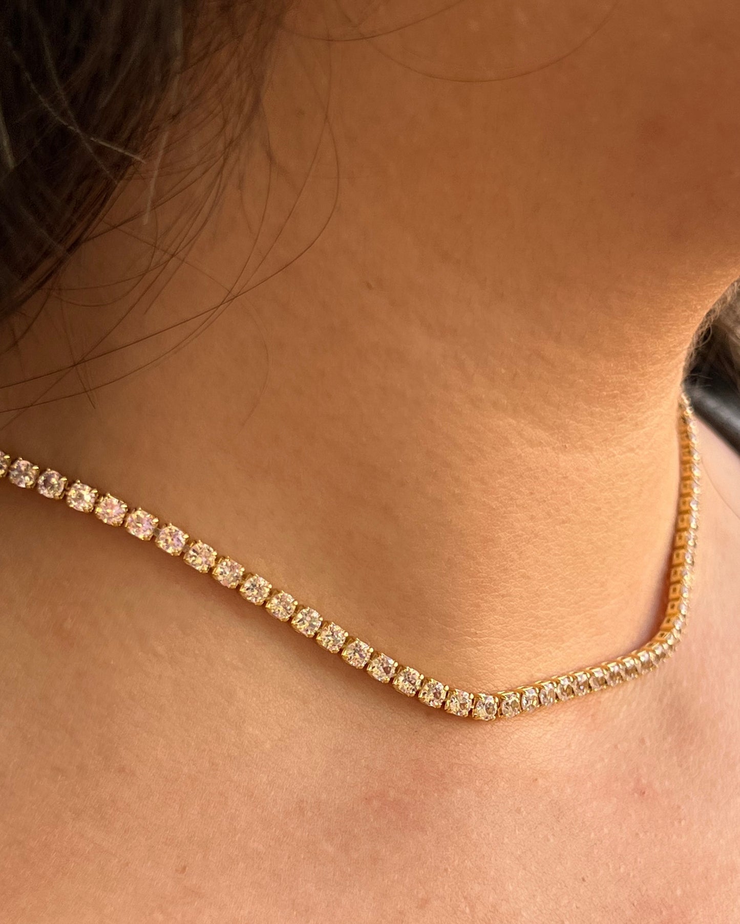 Adjustable Tennis Necklace