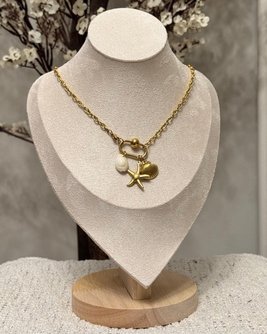 Beach findings necklace