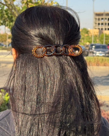Crystal Chain Hair Clip