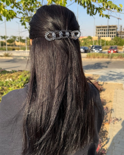 Crystal Chain Hair Clip