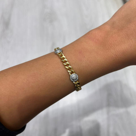 Crystal Chain Bracelet