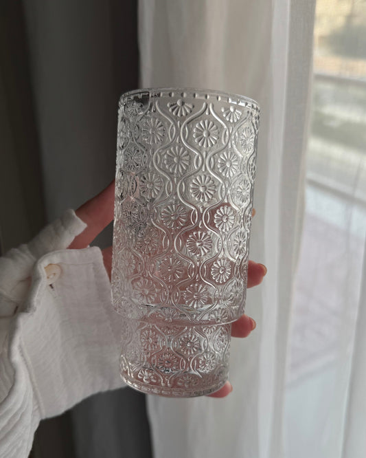 Daisy Embossed Tumbler