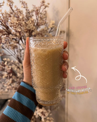 Daisy Embossed Tumbler