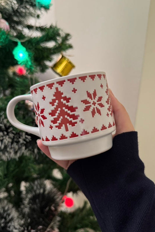 Pixel Christmas mug