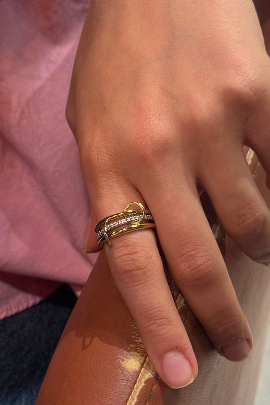 The Trendy Ring - 3 layered