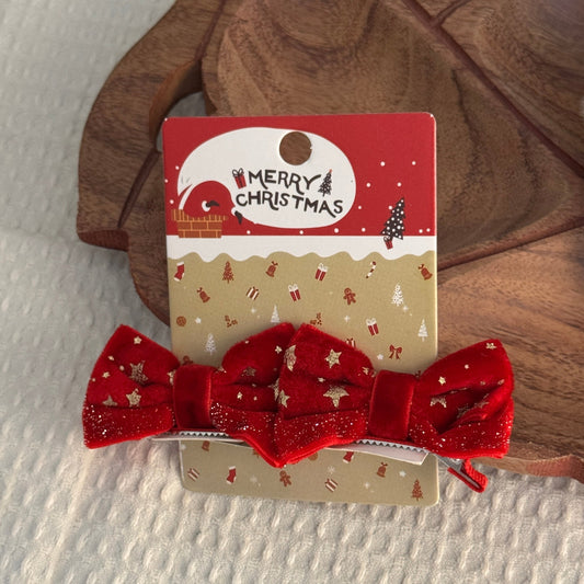 Christmas hair bows
