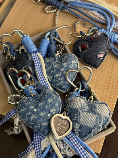 Denim Keychains