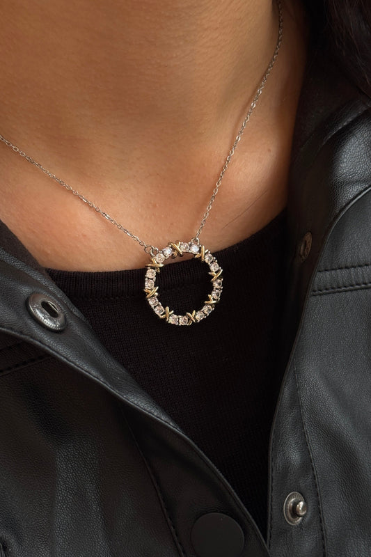 Round tiffany necklace