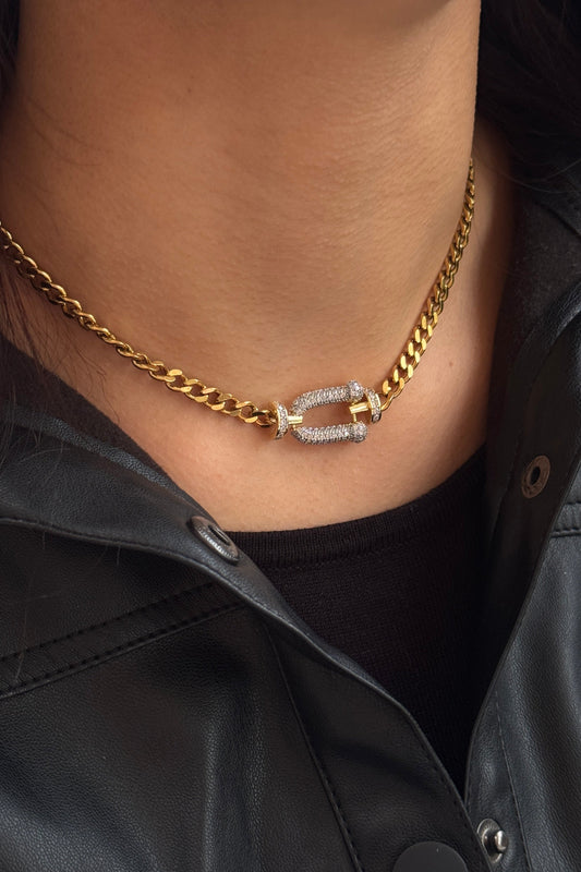 Goldxsilver tiffany necklace