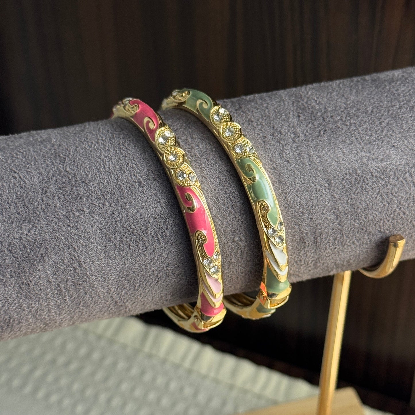 Arabesque Crystal Bangle