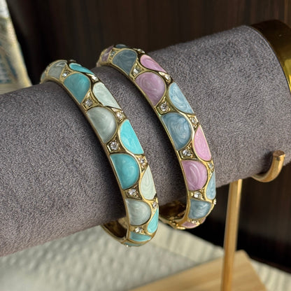 Mosaic Shell Bangle