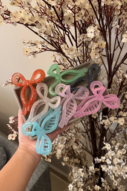 Jelly Bow Clips 🎀