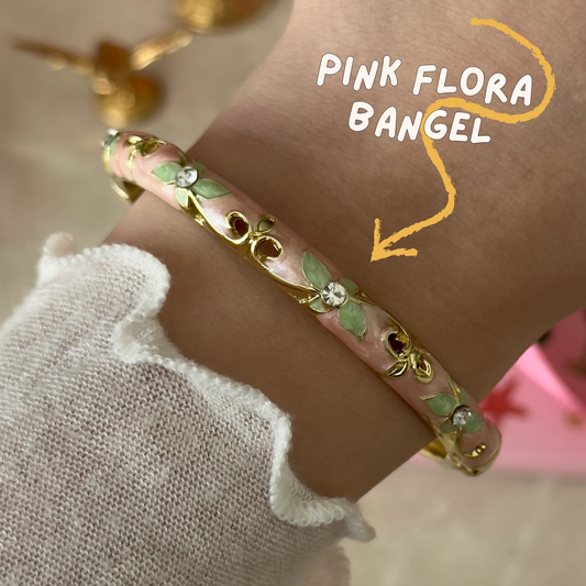 Pink Flora Bangel
