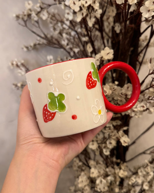 Strawberry shortcake mug