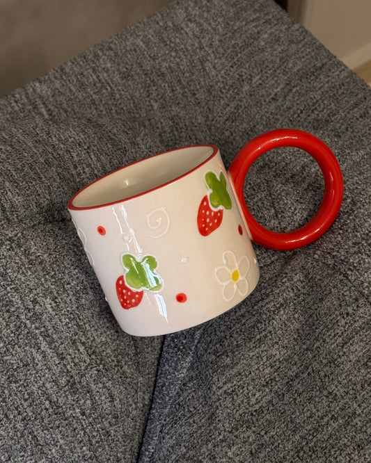 Strawberry shortcake mug