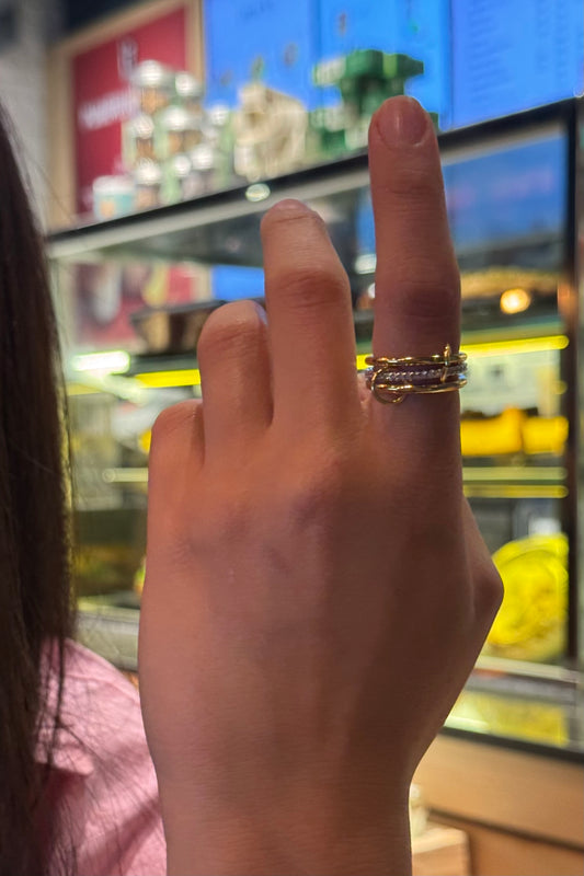 The Trendy Ring - 3 layered