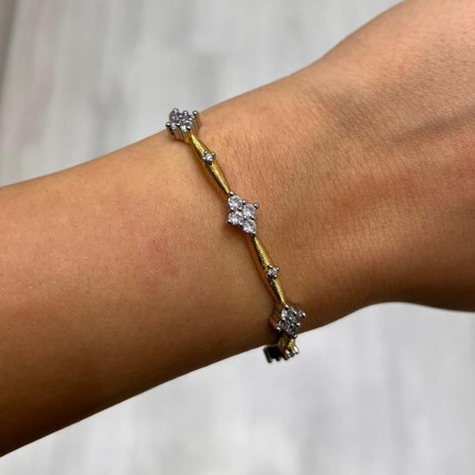 Flower Link Bracelet