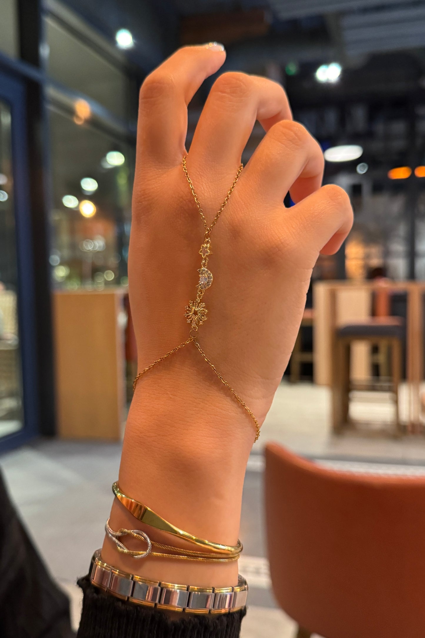 Moon light Hand Chain